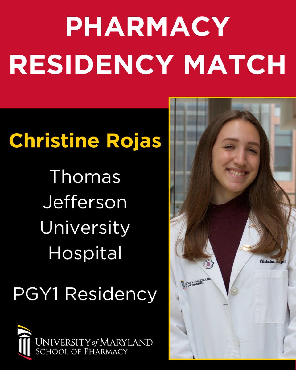 University of Maryland School of Pharmacy tweet media