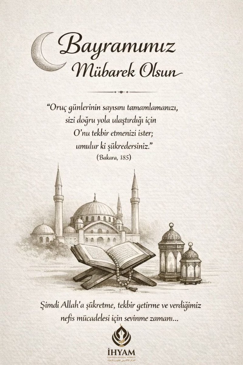 İlim İhya Akademi Merkezi (İHYAM) tweet media