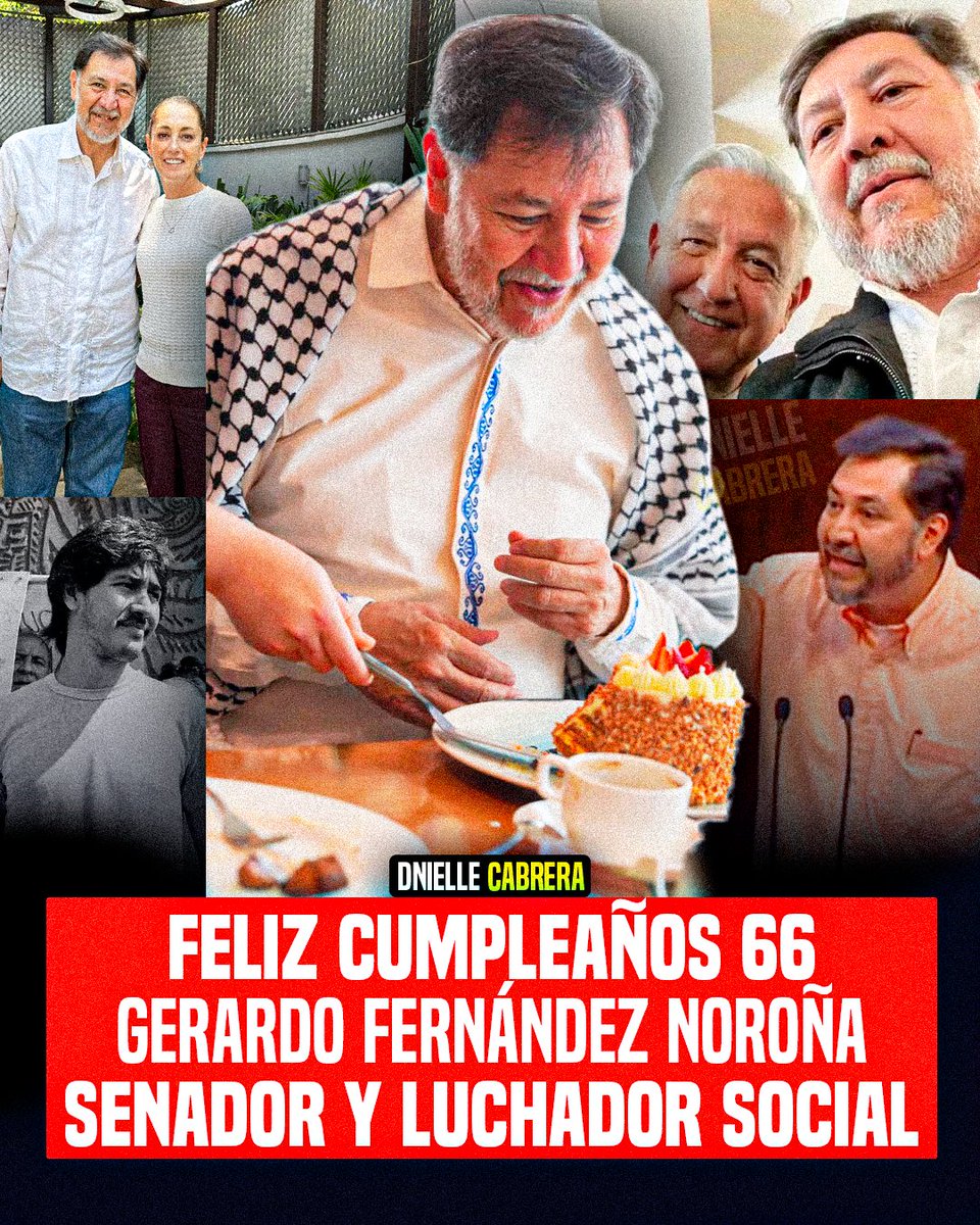 🎉 Feliz cumpleaños 66, Noroña! <a href="/fernandeznorona/">Fernández Noroña</a>