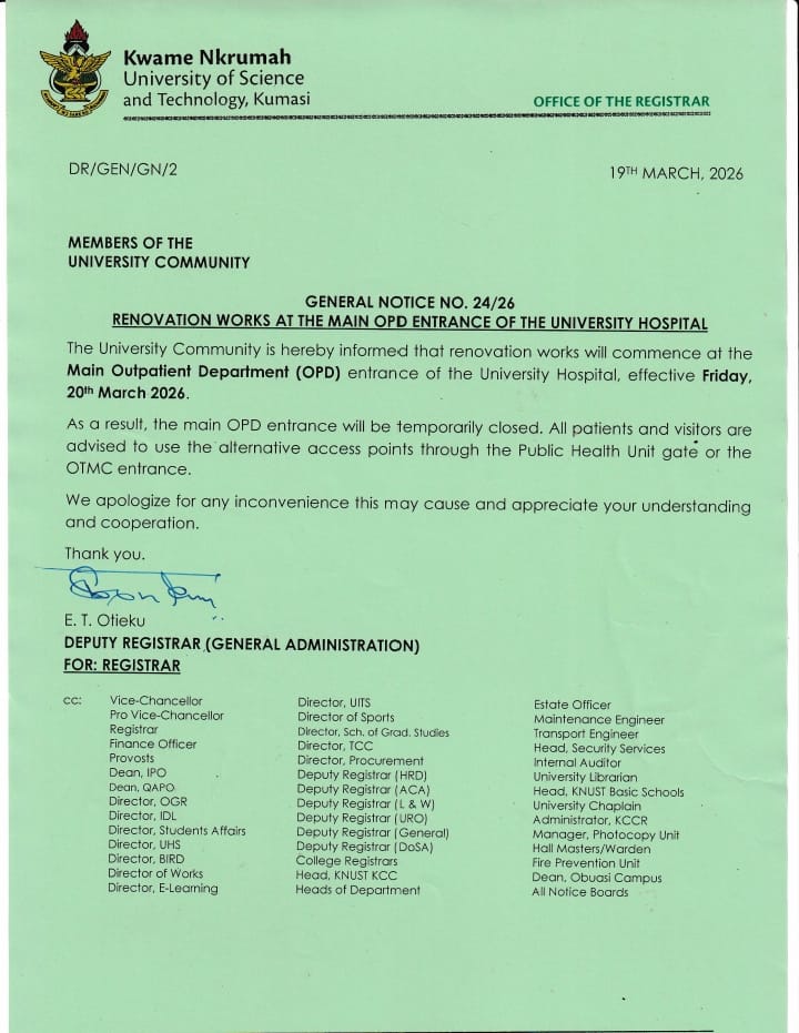 KNUST College of Science tweet media