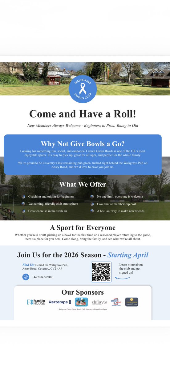 Walsgrave Bowls tweet media