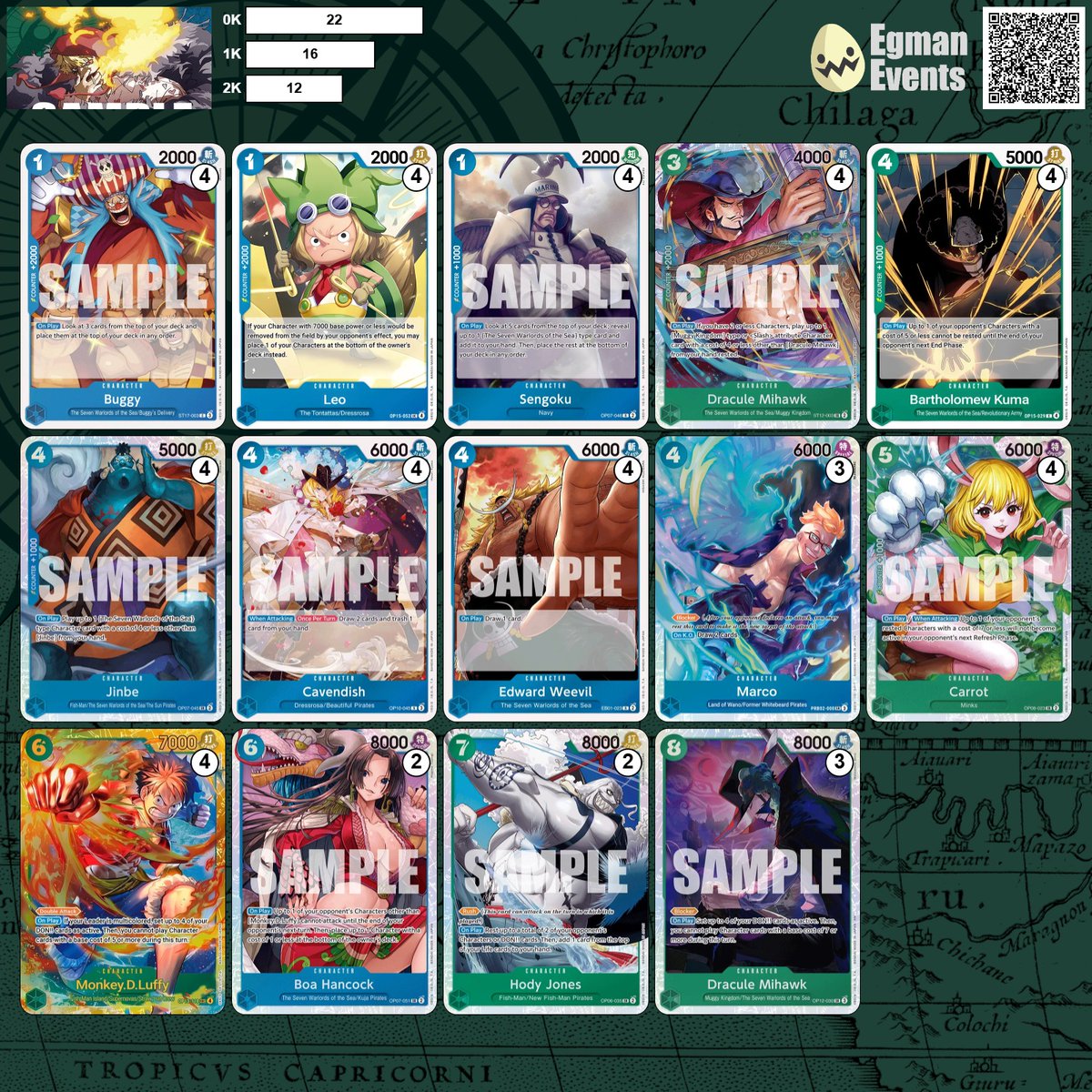 AkanoTCG's tweet photo. 🟢🔵 Rosinante OP15 - post banlist and rotation

1st draft for the deck, didn't test enough yet but gonna be too busy to play these days so I wanted to give you guys something until im back, enjoy it and let me know  your thoughts on improving it ✍️🫶 https://t.co/xnpsB4RrUm