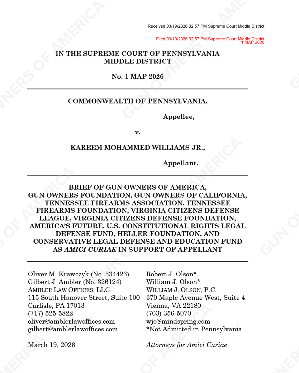 Gun Owners Foundation tweet media