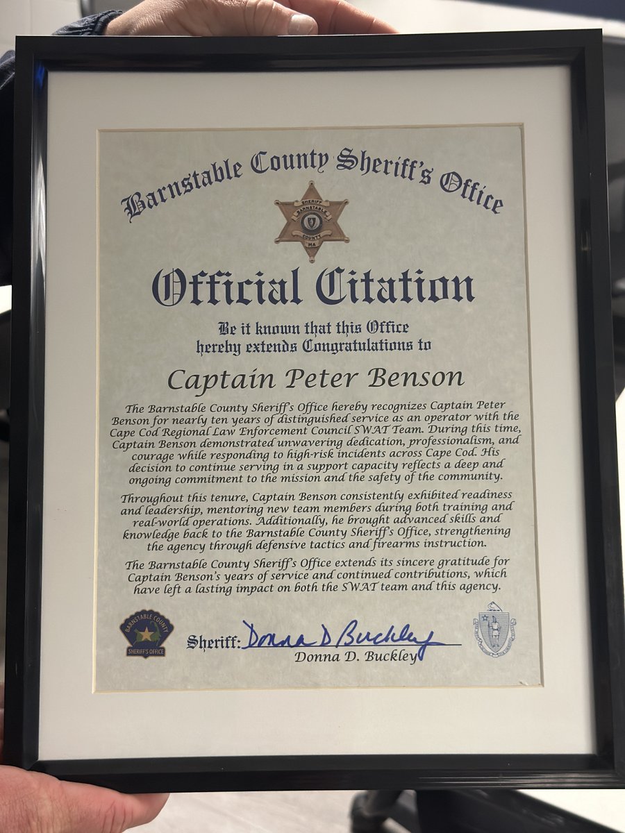 Barnstable Sheriff tweet media