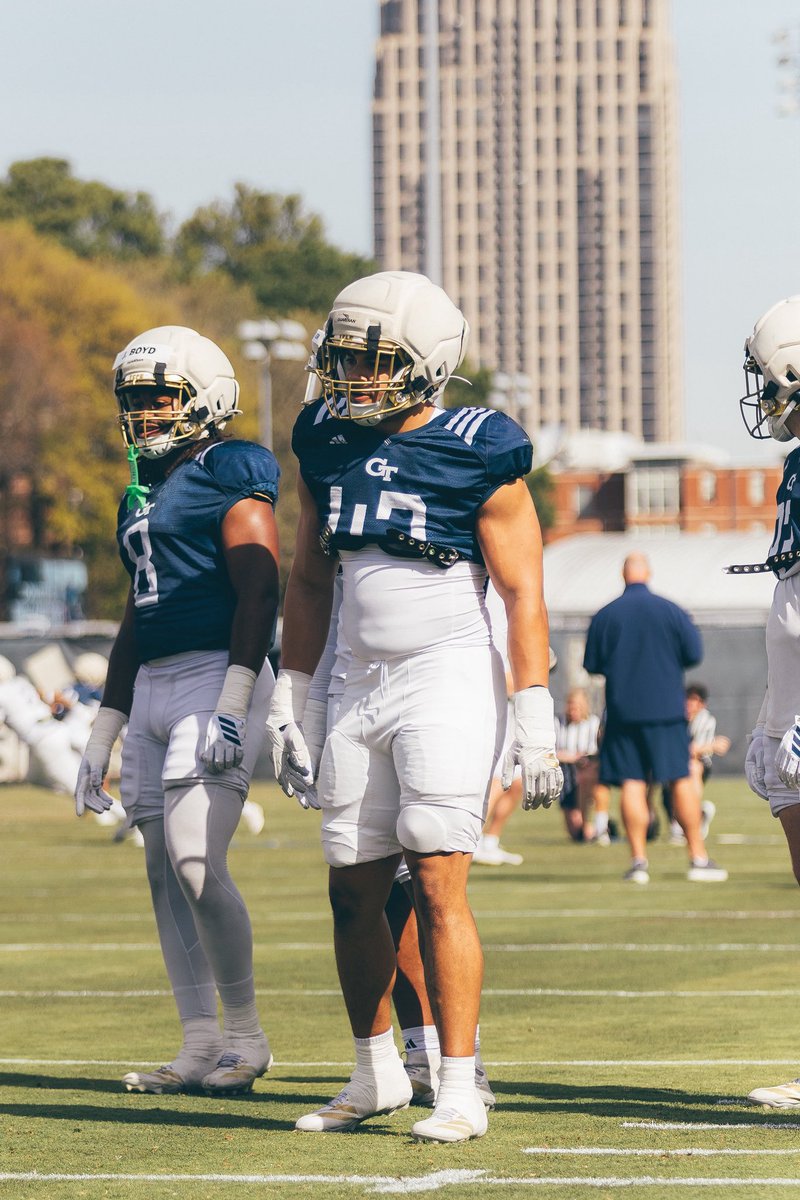 Royals__FB's tweet image. TFA Alumni @ChristianAlexW1 looking ELITE at Georgia Tech spring practice!

#TJW
#DevelopingChampions