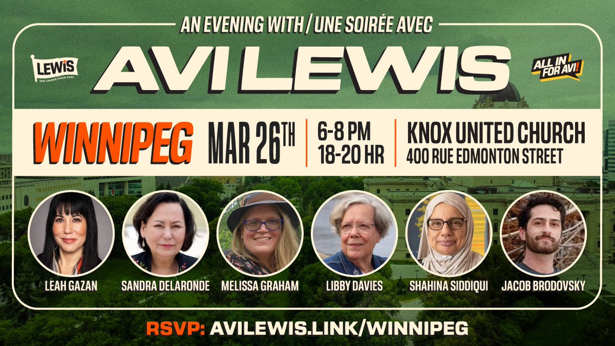 Avi Lewis tweet media