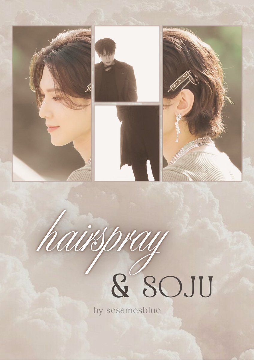 sesamesreality's tweet photo. hairspray &amp; soju ☁️ 

💫 jcngscng soulmate au 
💫 rated e, chaptered 
💫 model yecscng &amp; accountant jcnghc 

https://t.co/otmfV8TiDB https://t.co/HAh2GBMRvt