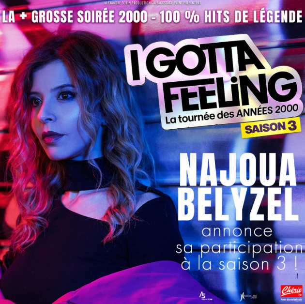 RITTERSabrina's tweet photo. Najoua Belyzel rejoint la tournée "I Gotta Feeling" https://t.co/NWAHvcadrm