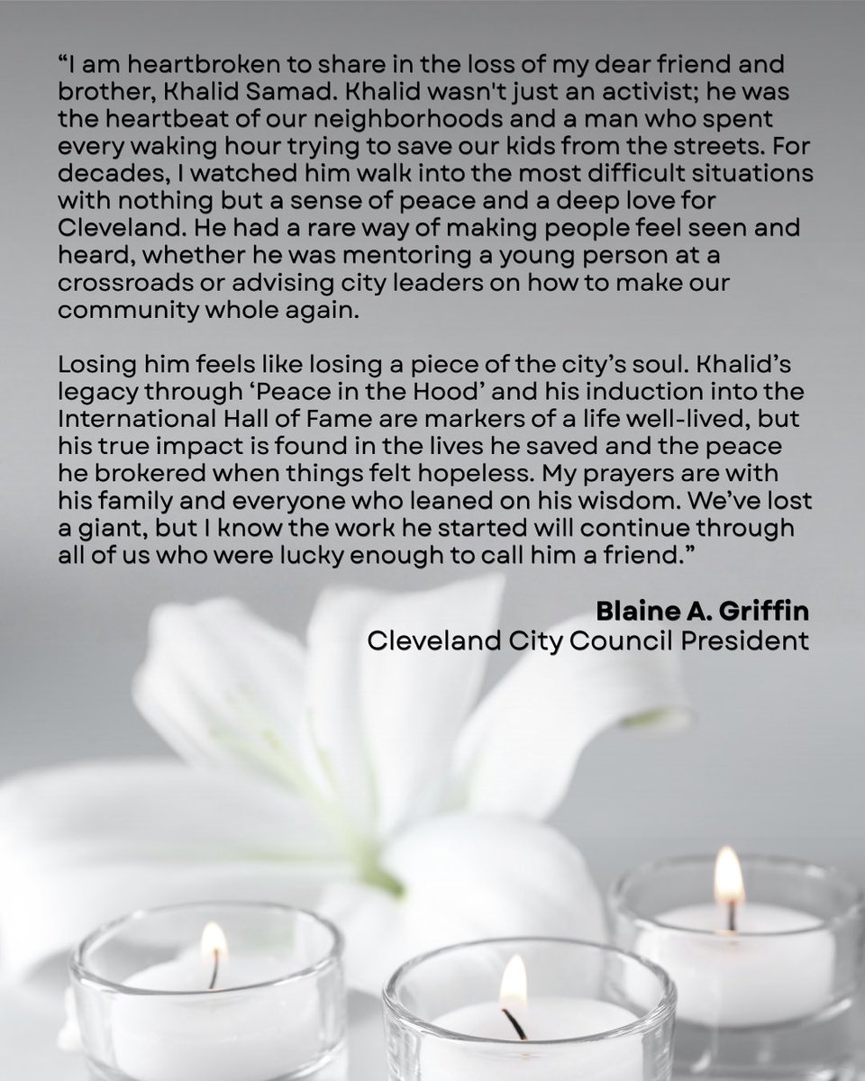 Cleveland City Council President Blaine A. Griffin tweet media