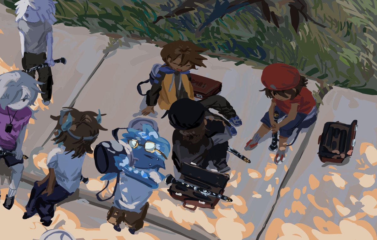 timely uu marching band au ! ˚⟡˖ ࣪ tweet media