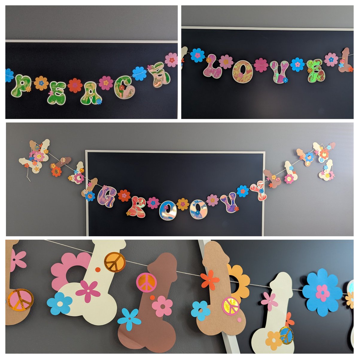 Anyone need some Bachelorette Dazed and Engaged dick garlands? Made them myself!!