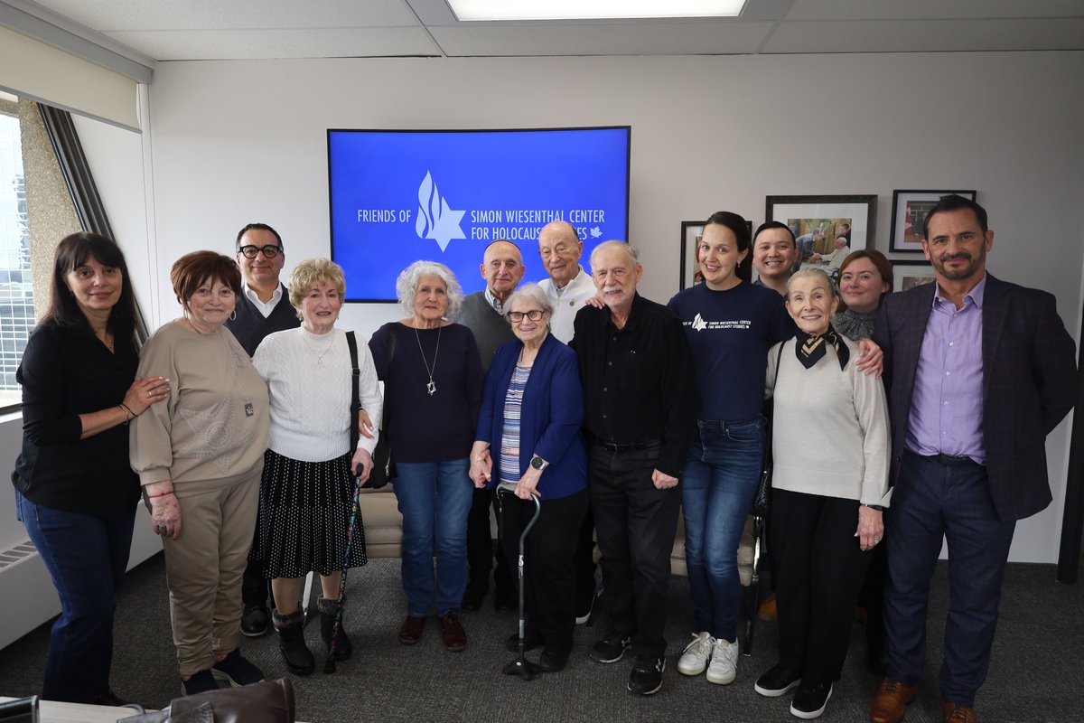 Friends of Simon Wiesenthal Center tweet media