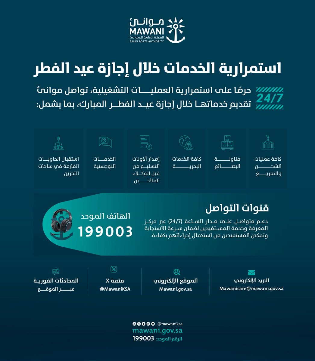 مـوانـئ | MAWANI tweet media