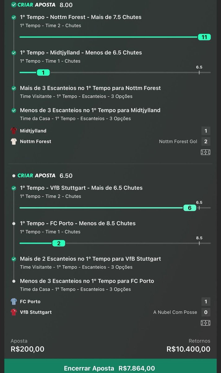 ODDS ALTAS 🐆 tweet media
