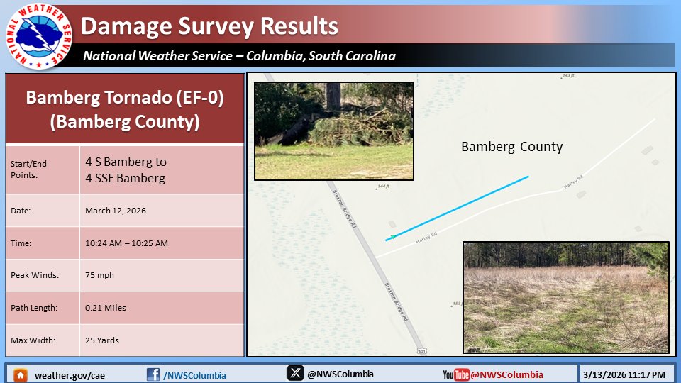 NWS Columbia tweet media