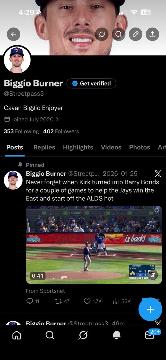 Biggio Burner tweet media