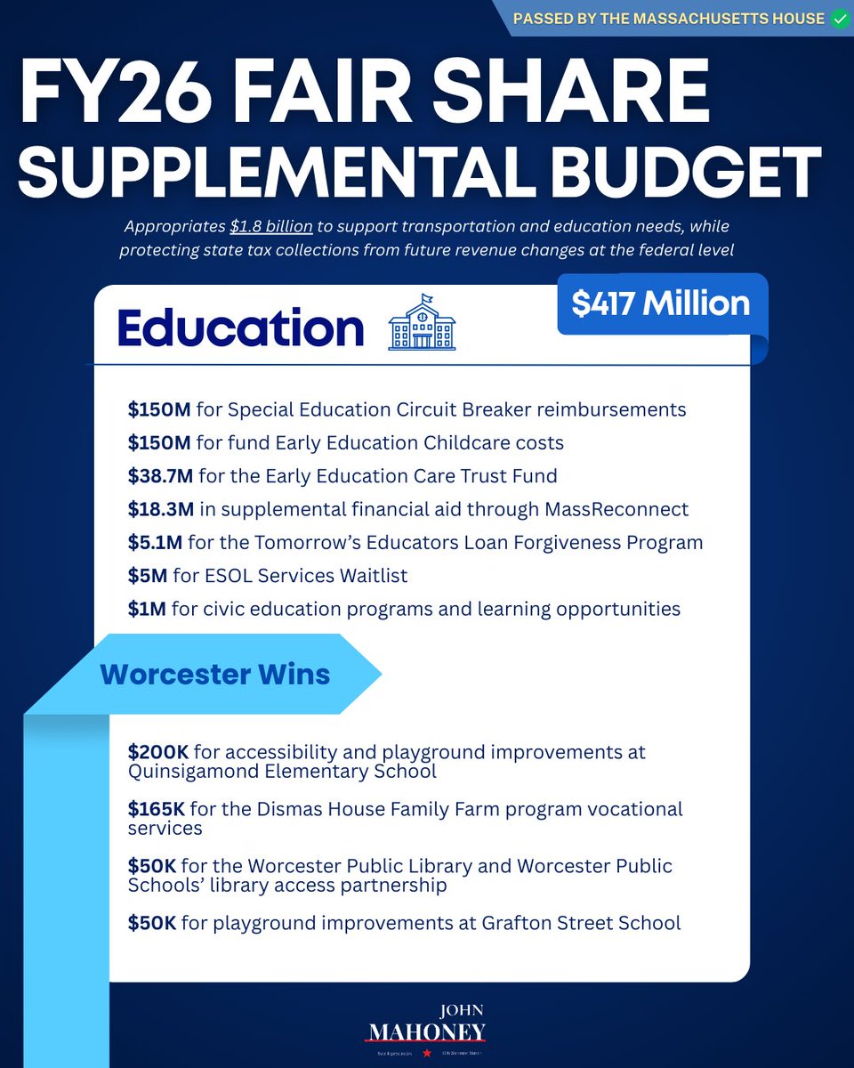 Rep. John Mahoney tweet media