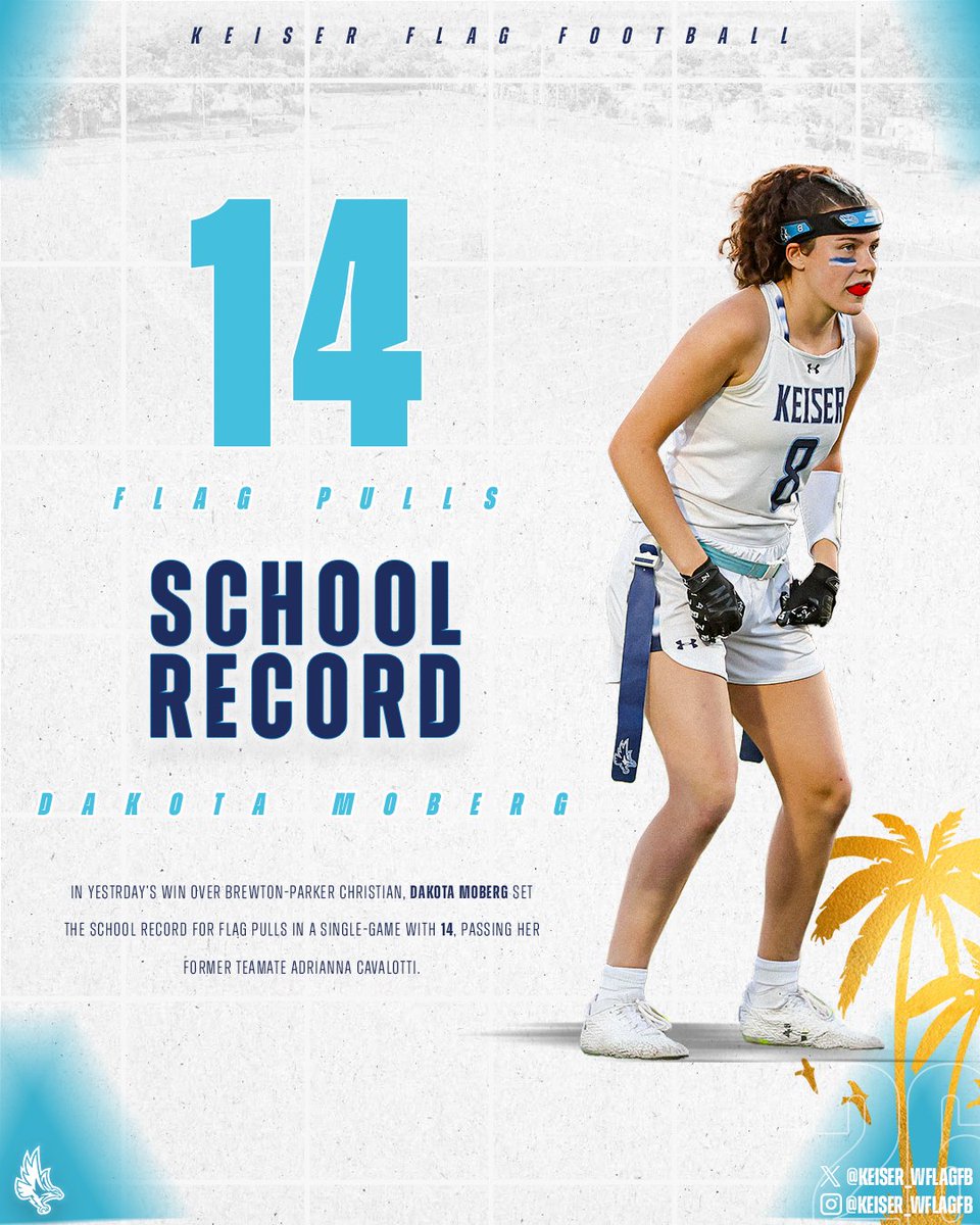Keiser Women's Flag Football tweet media