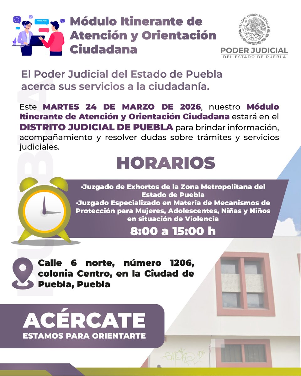 Poder Judicial Puebla tweet media