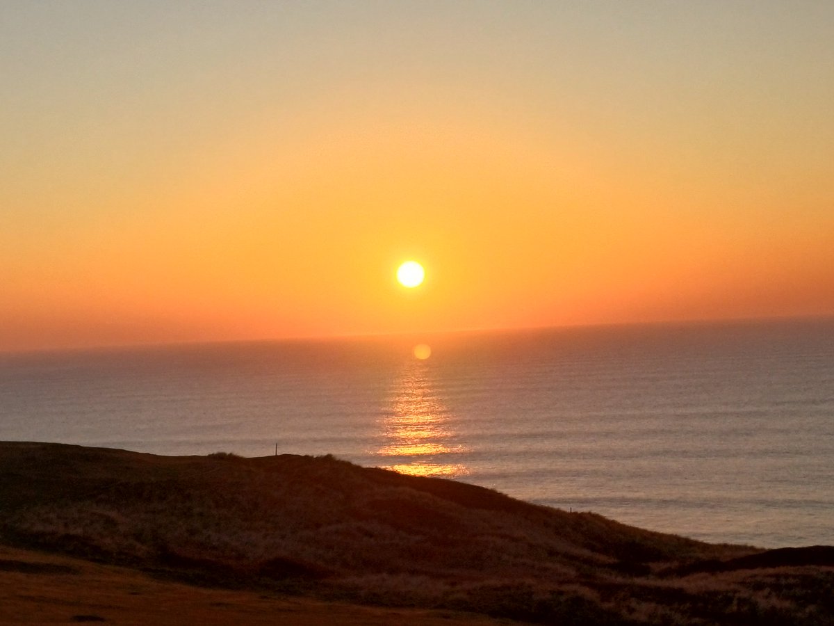 Sunset tonight. #Perranporth
