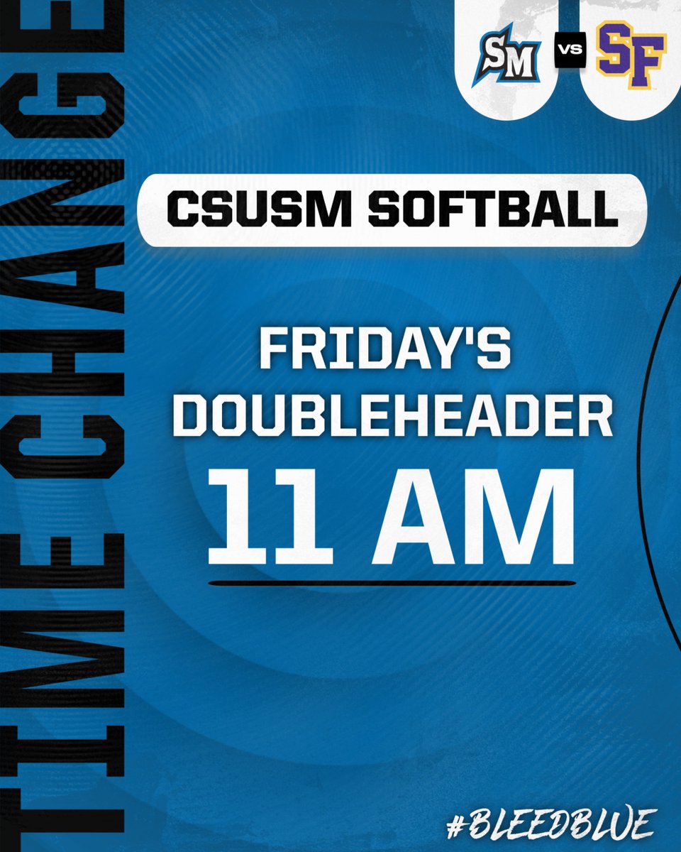CSUSM Softball tweet media