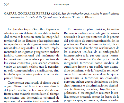 Teoría y Realidad Constitucional tweet media