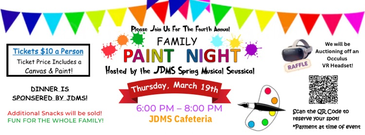 TheJEDMS's tweet photo. Please Join us for JDMS Paint Night! https://t.co/dNaSsb3PL2