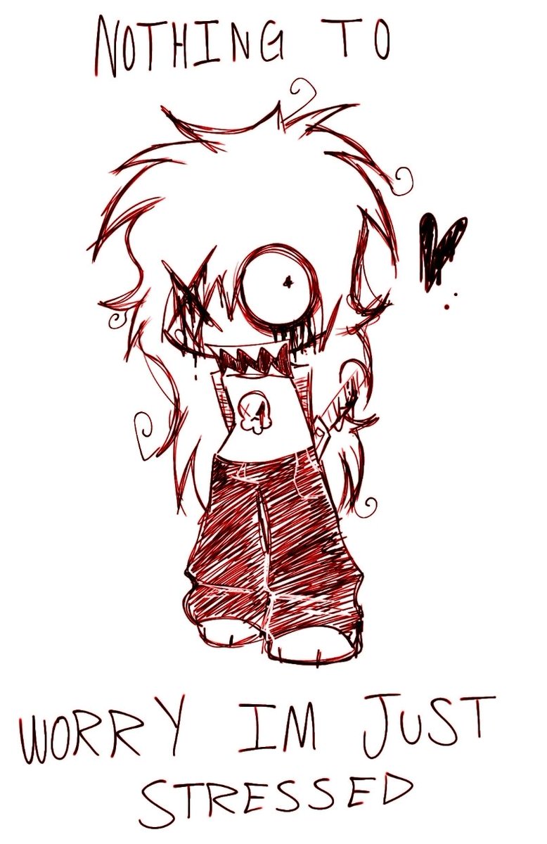 scene, gore, cute, emo, different art styles tweet media
