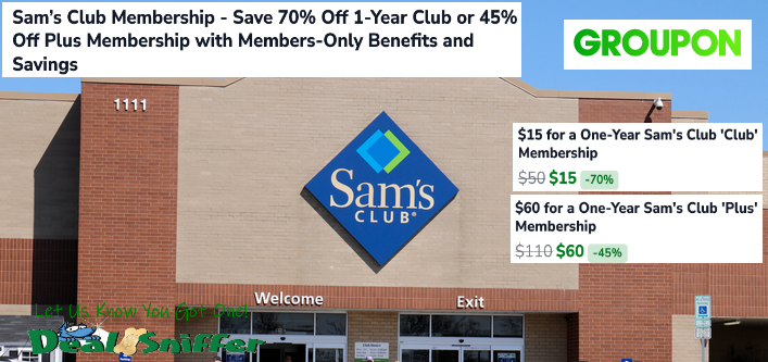 dealsniffer's tweet image. 🔥 70% OFF New Sam's Club Members: 1-Year Plus Membership - 💲15 😅
mavely.app.link/GmQeWvJZD1b 🔗
#SamsClub #membership #bigbox #savings #stockup #giftideas #Christmas #family #food #offgrid #groupon
