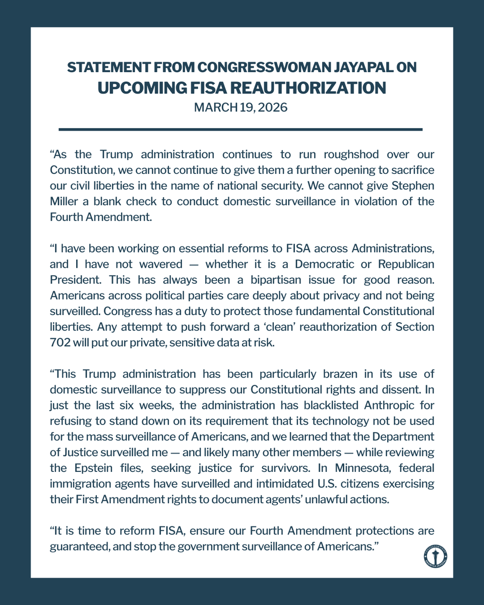 Rep. Pramila Jayapal tweet media