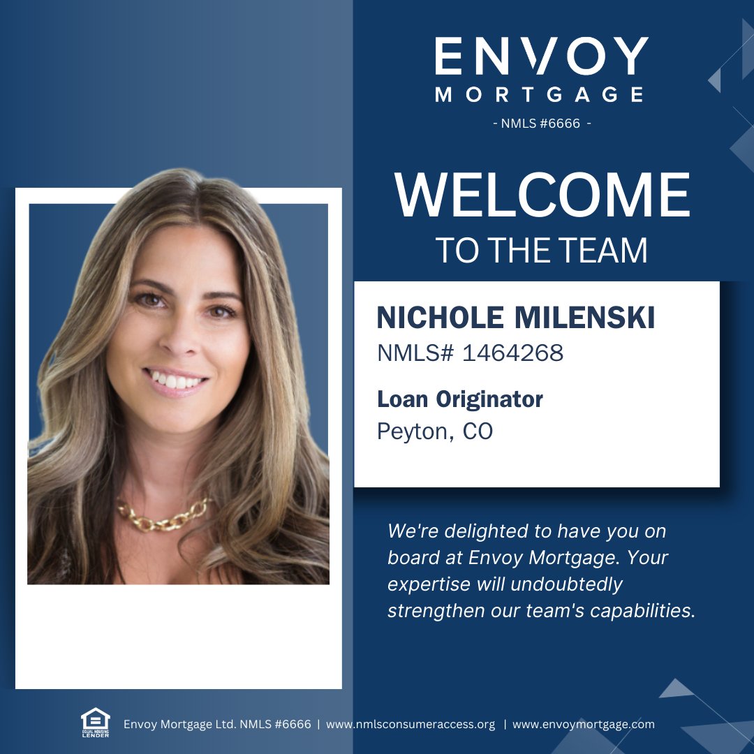 EnvoyMortgage's tweet image. Please join us in giving a warm “WELCOME TO THE ENVOY TEAM!” to our new teammates 🙌

#Newteam #EnvoyTeam #WelcomeAboard #MortgageExperts #HomeBuying #TeamGrowth #2026Goals #Envoymortgage #Strong #Dreamhome #Happyhouse #Loanassistance