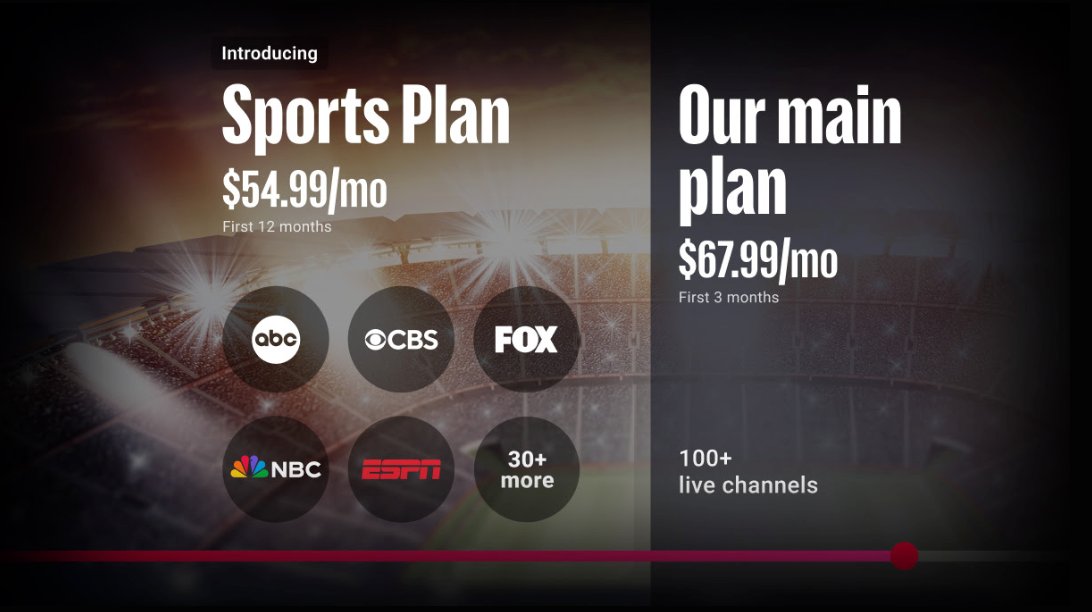 YouTube TV tweet media