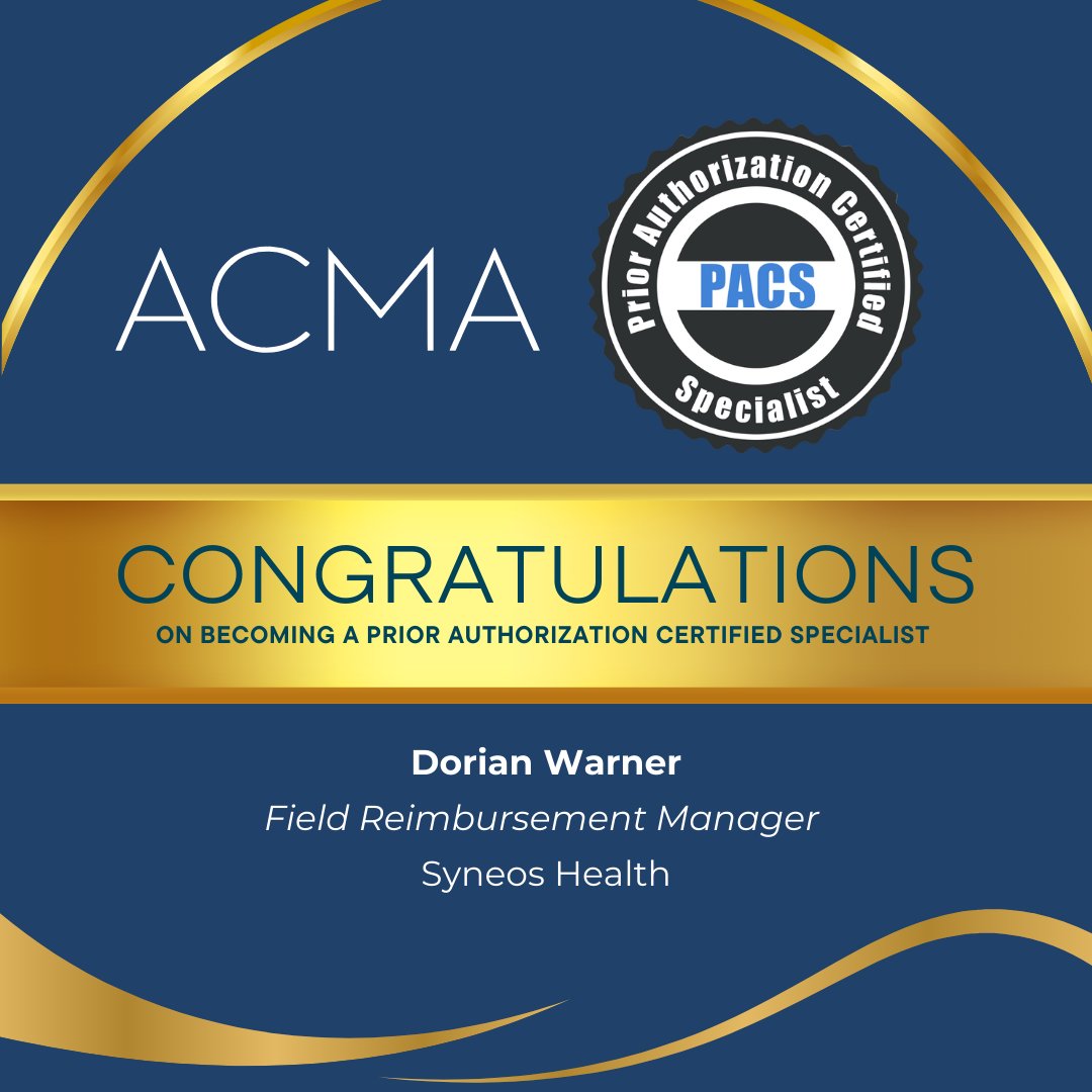 Accreditation Council for Medical Affairs (ACMA) tweet media