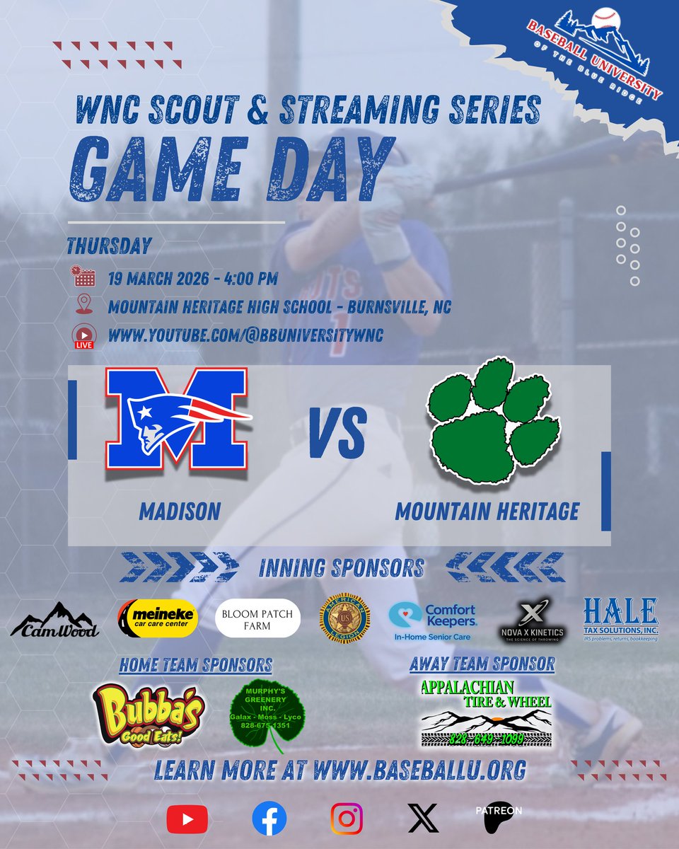 Baseball University of the Blue Ridge tweet media