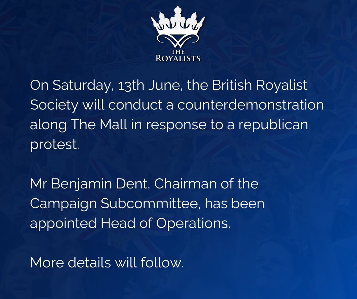 British Royalist Society tweet media