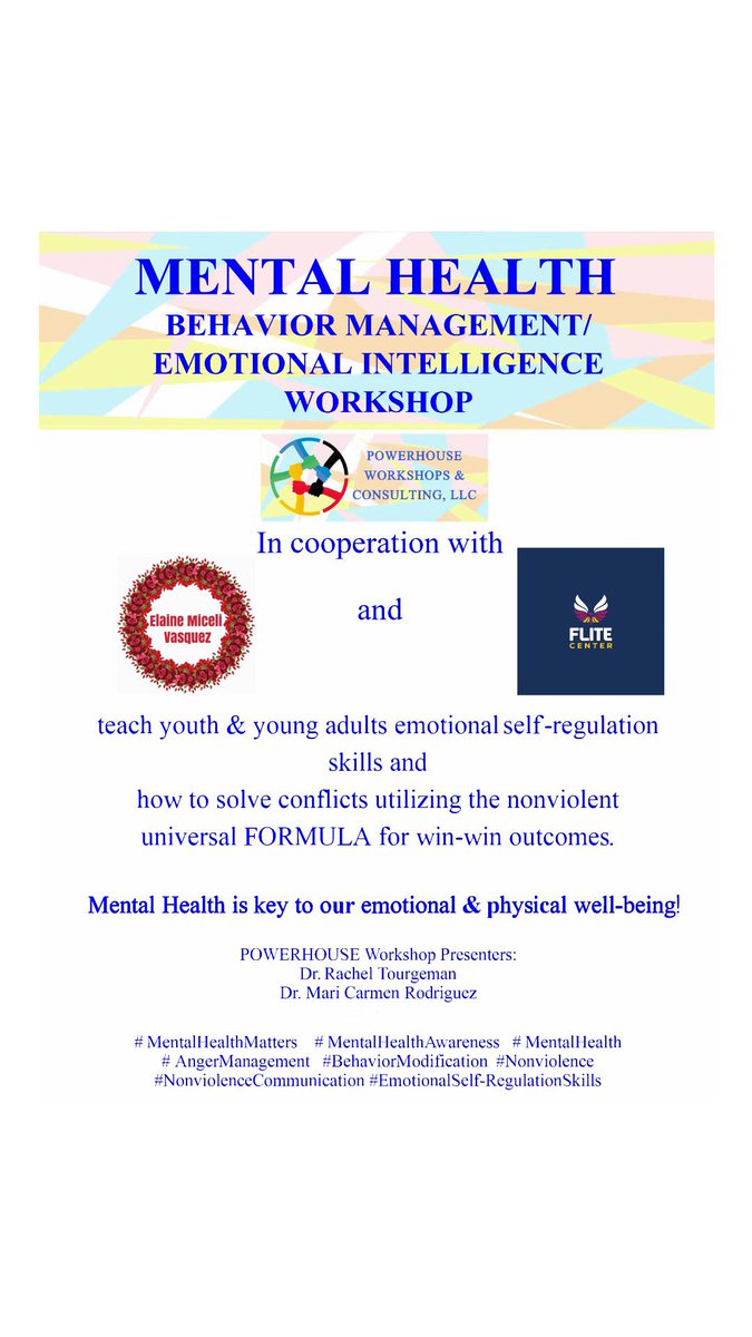 RTourgeman's tweet photo. Heartfelt gratitude to Elaine Miceli Vasquez for generously sponsoring our Powerhouse Emotional Intelligence Workshop for the youth participants at the FLITE Center.Your altruism is far more than an act of kindness. It is an investment in the hearts, minds, and futures of ourkids https://t.co/mOsWlPD8S3