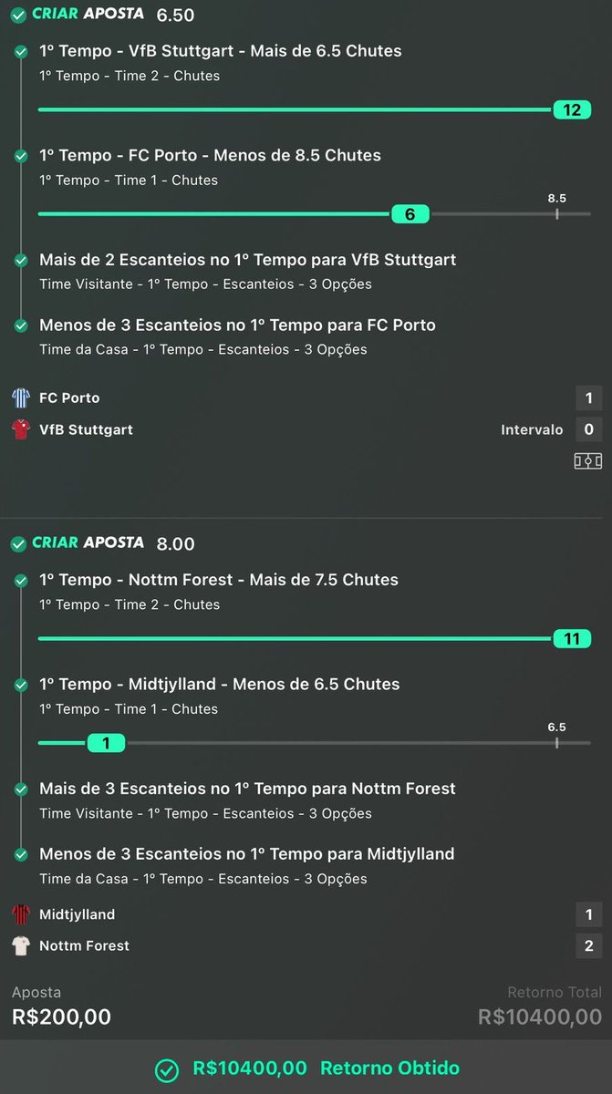 ODDS ALTAS 🐆 tweet media