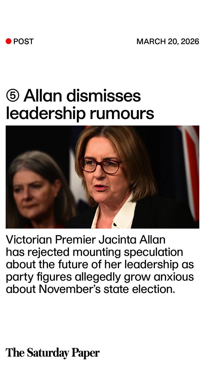 The Saturday Paper tweet media