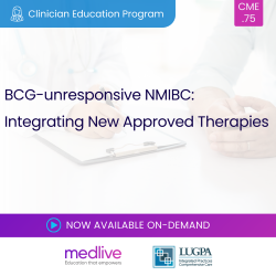 UrologyUS's tweet photo. Now available on demand on @medliveofficial.
 
Explore expert insights on novel bladder-sparing therapies for   BCG-unresponsive NMIBC, including patient selection, safety considerations, and practical strategies to improve outcomes and preserve quality of life.  

Watch now: https://t.co/SPY1NKaLnF 
 
 #BladderCancer #NMIBC #UrologyCME #OncologyEducation