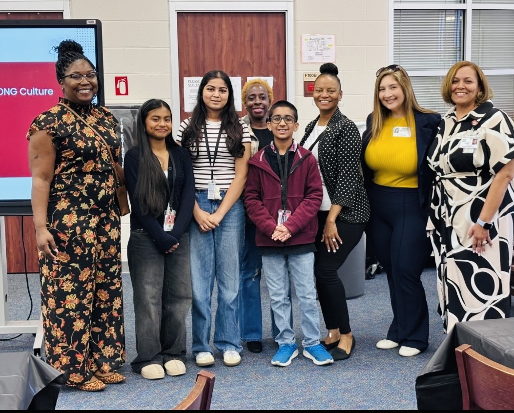 Smith_CFISD's tweet photo. We were honored to showcase the incredible things happening at Smith Middle School to our community visitors today! #SabercatStrong @CFISDLeadership  @CyFairISD https://t.co/gCC4EFUVo9