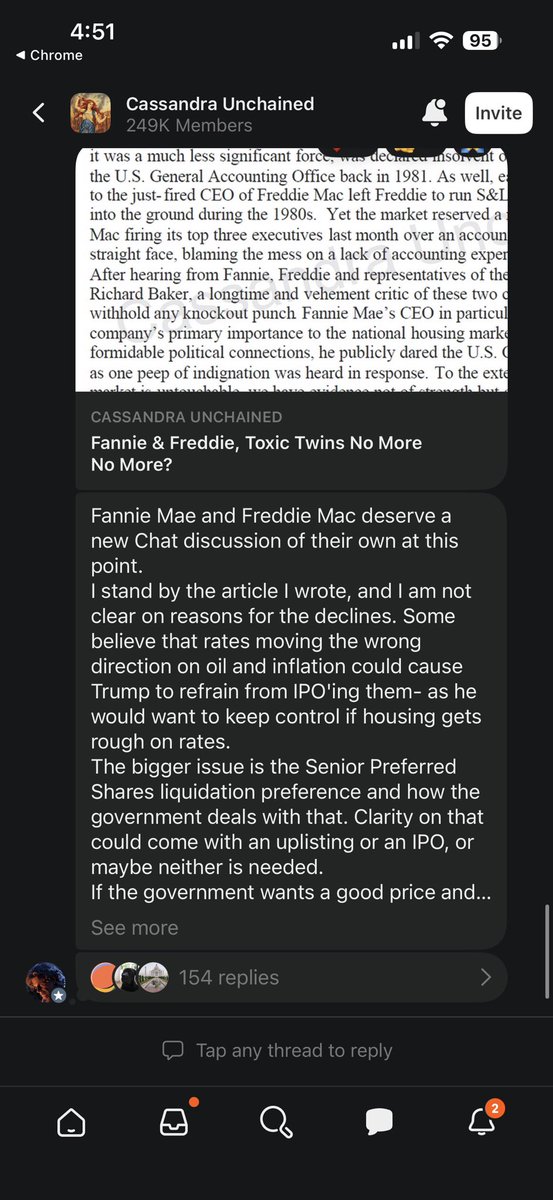 dbelanich's tweet photo. ⁦@carolmassar⁩ ⁦@businessweek⁩ ⁦@BloombergRadio⁩ FYI re Freddie Mac and Fannie mae https://t.co/6rnLre0wqB