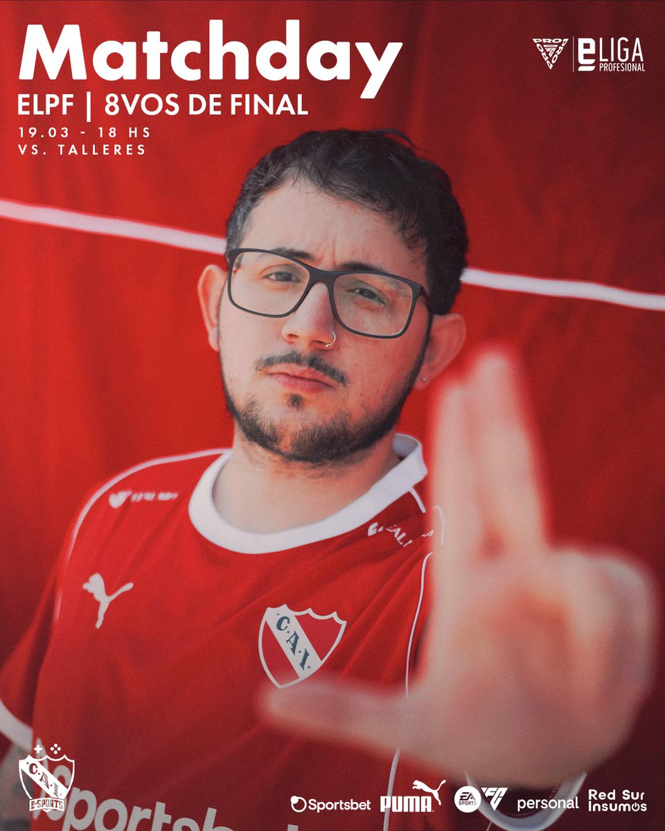 CAIesports's tweet photo. ¡Hoy se juegan los octavos de la @eLPF! 🔛

En vivo ➡️ https://t.co/4kbEAHnECZ

¡Dale Pino!

#TodoRojo 🔴 https://t.co/PfNKkY5fvV