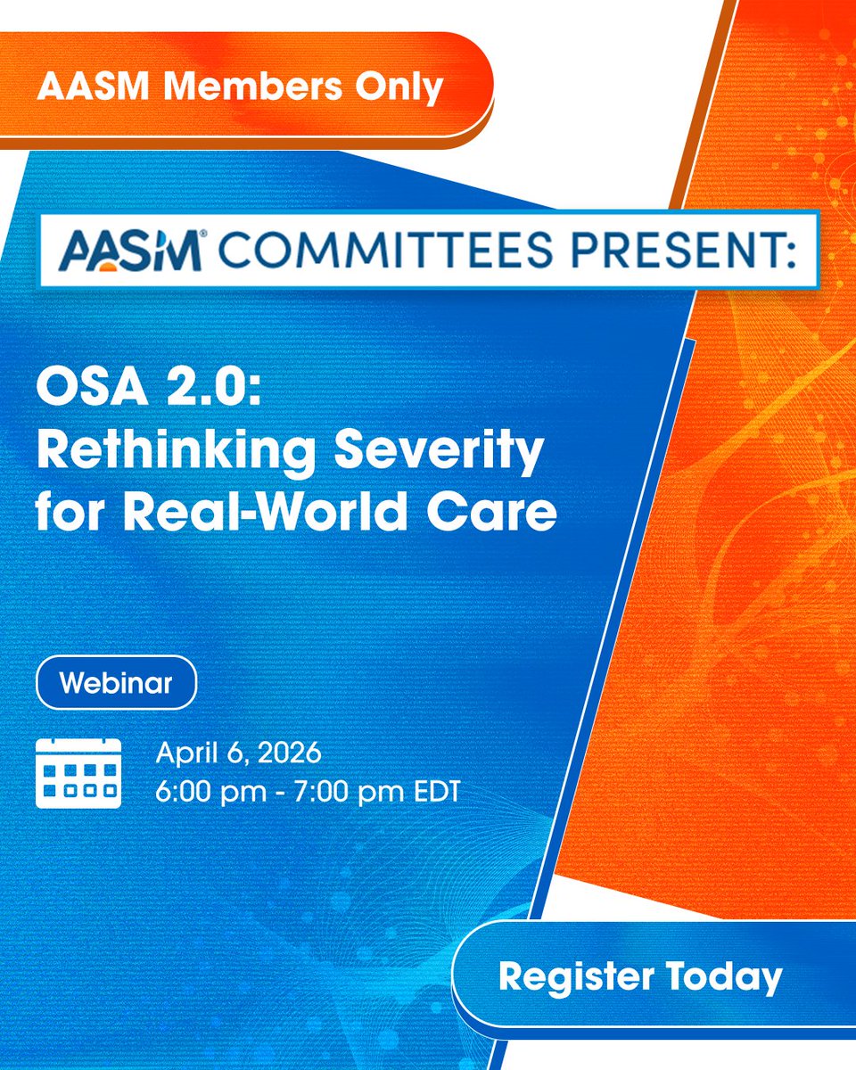 American Academy of Sleep Medicine tweet media