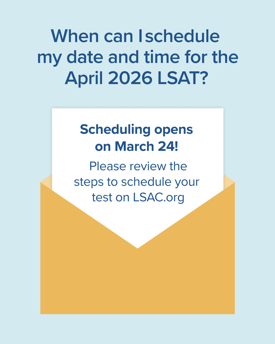 Law School Admission Council tweet media