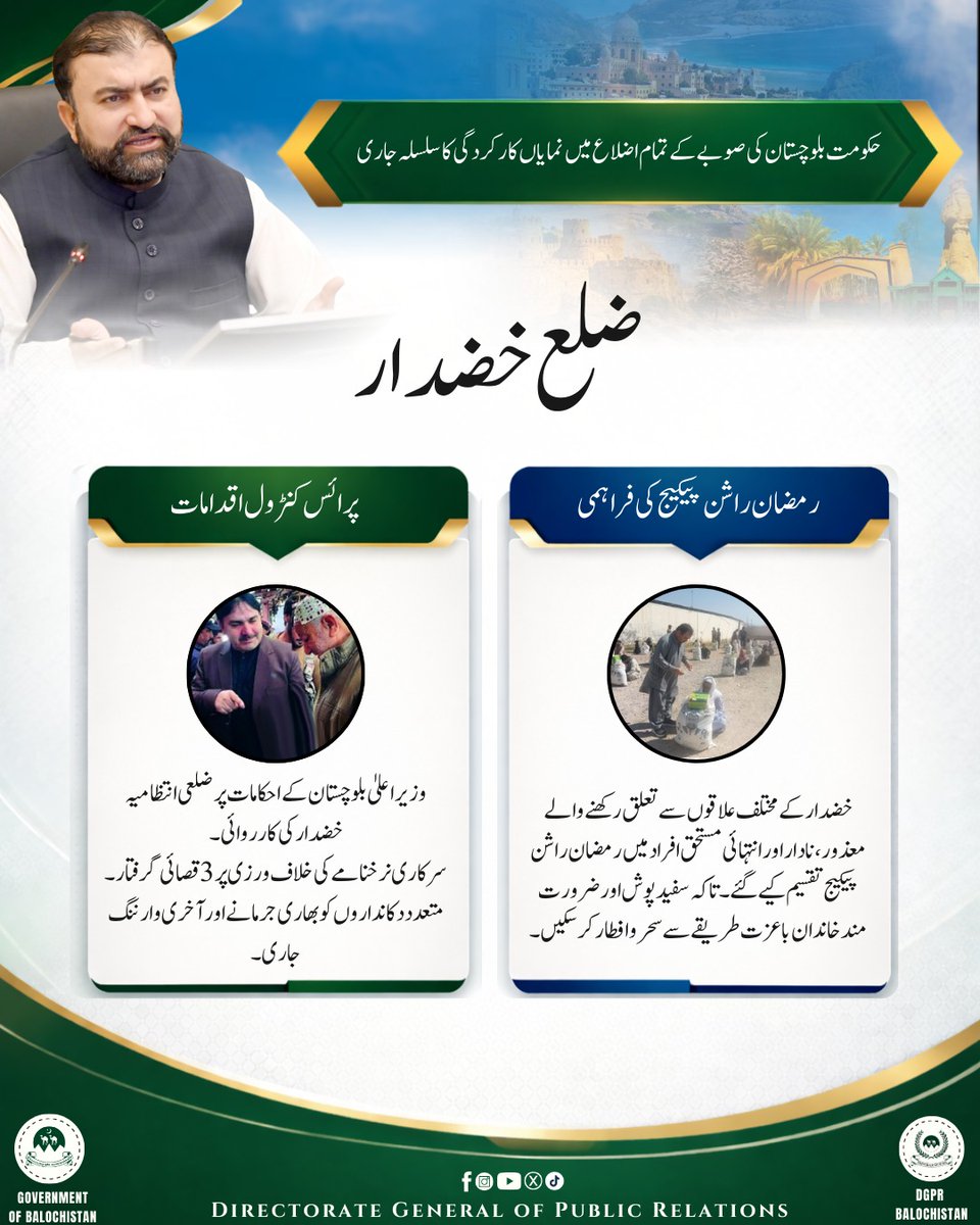 Govt. of Balochistan tweet media
