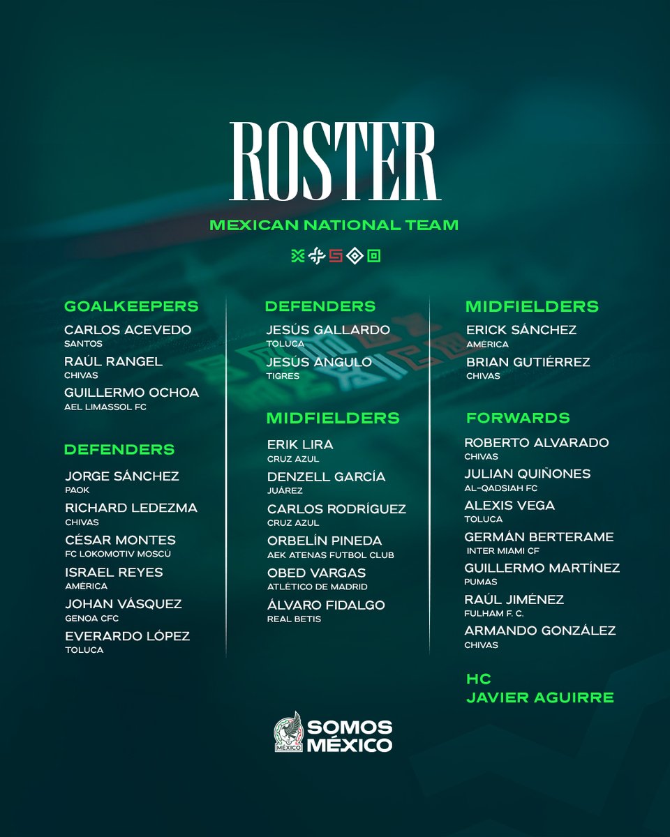 Mexican National Team tweet media