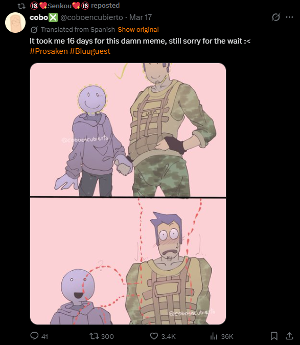 leroyjenkinslj's tweet image. FORSAKEN DEV REPOSTS PROSHIPPER'S POST #WHOISSHOCKED #NOTME