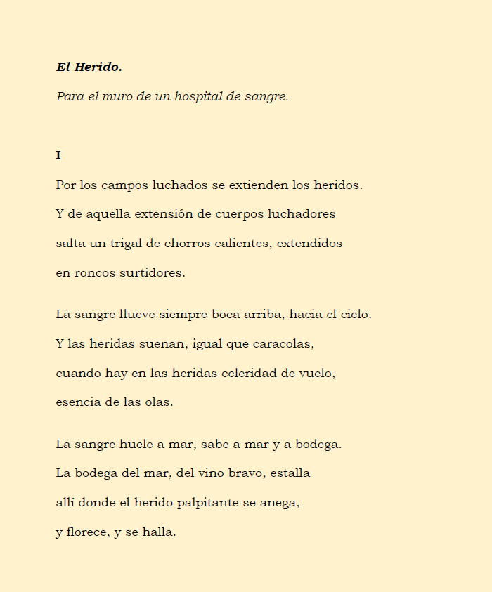 Nefelopode's tweet photo. #PalabrasContraLaGuerra
"El herido (I)", Miguel Hernández
🎙️Helena Aranda  
▶️https://t.co/XMdizHl1g7 https://t.co/YLZpbqroys