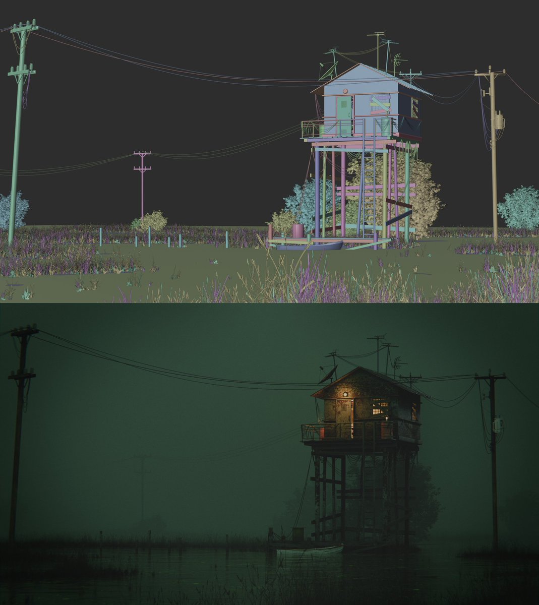 slavoartist's tweet photo. Viewport / Final Art #Blender https://t.co/x87HpgsxH7