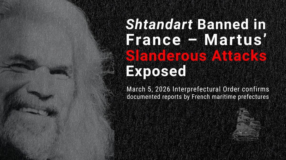 Bernard Grua - No Shtandart In Europe - Штандарт tweet media